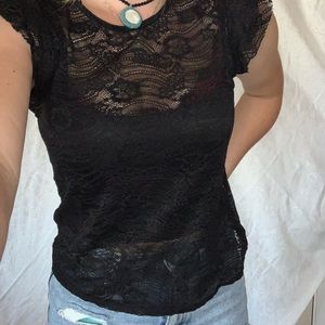 iz tank and lace tee. in good condition